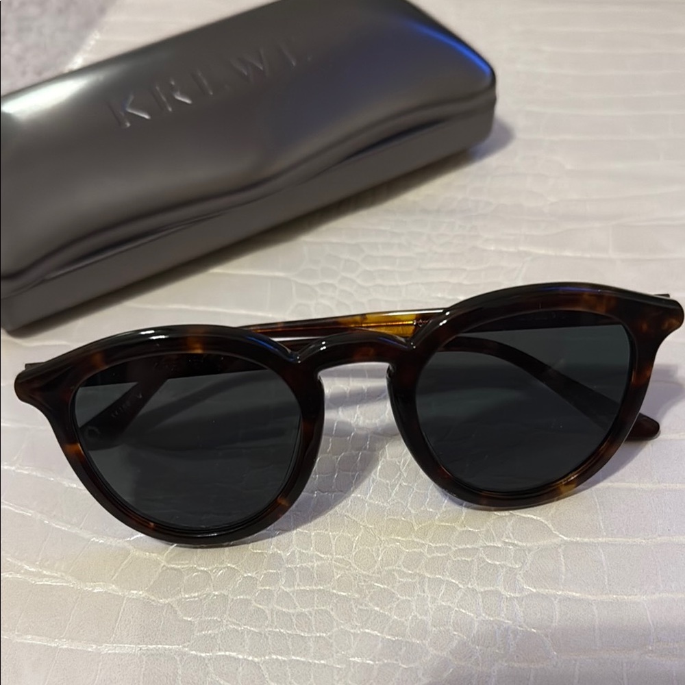 Krewe Collins Polarized Sunglasses in Bengal